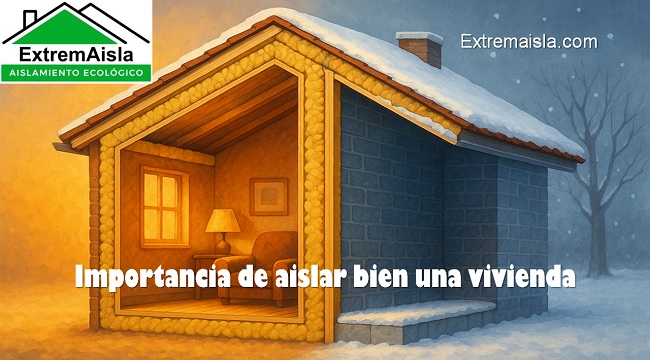 Importancia de aislar bien una vivienda