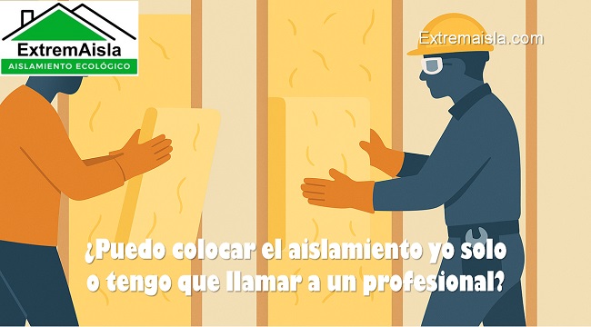 Puedo colocar el aislamiento yo solo o tengo que llamar a un profesional