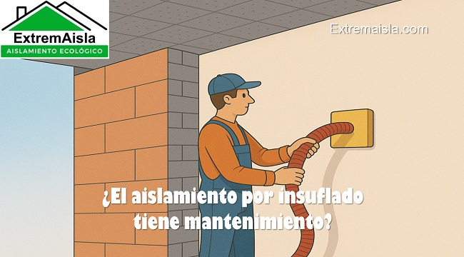 El aislamiento por insuflado tiene mantenimiento