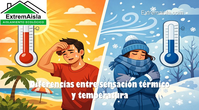 Diferencias entre sensación térmica y temperatura