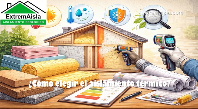 cómo elegir el aislamiento térmico